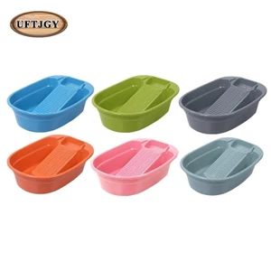 Chậu gia dụng Nhẹ Nhà Giặt Quần Áo Giặt Giặt Giặt Đa Năng Bồn Rửa