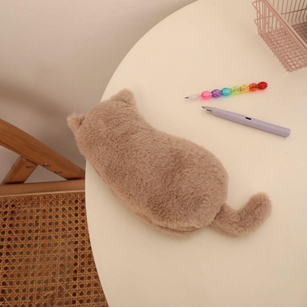 Túi Đựng Bút HIGHVIEWLS, Bút Chì Hình Mèo Đa Năng, Chất Lượng Cao Sang Trọng Dung Tích Lớn Văn Phòng Phẩm Tổ Chức Trường Học Văn Phòng