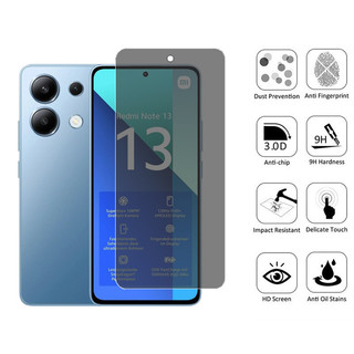 Kính cường lực chống nhìn trộm 2 trong 1 Redmi Note 13 4G Bảo vệ màn hình riêng tư cho Xiaomi Redmi Note 13 12 11 Pro Plus 14 4G 5G & Phim ống kính máy ảnh