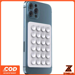 Giá đỡ điện thoại di động hình vuông đa chức năng, giá đỡ máy tính bảng, đế silicone hút, đệm chống trượt, đế hút DIY không cần đục lỗ