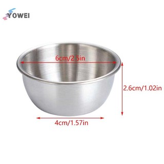 Bát nhúng nước sốt YOWEI 304 Cốc nhúng nước sốt tròn Đĩa 50 / 60ml Cốc gia vị tái sử dụng Cốc nhúng VN