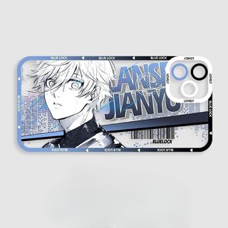 Anime Blue Lock Rin Itoshi Nagi Seishiro Ốp Lưng Cho OPPO A15 A16 A17 A15S A16K A16E A17K A9 A5 2020 A3S A5S A31 F9 F11 Reno 5 6 5G Vỏ Điện Thoại Di Động Silicon Trong Suốt Mềm