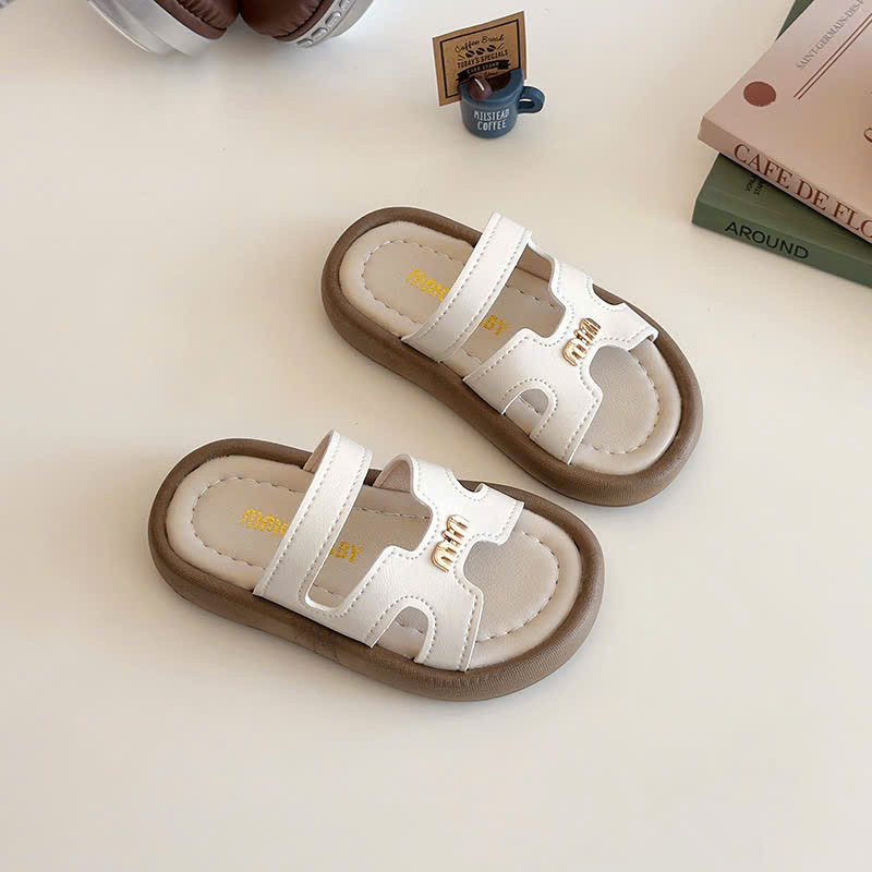 sandal bé gái dép lê cho bé trai da PU bóng mềm êm chân chống trượt QCCC full box cho bé từ 1 tuổi MG Baby V7755