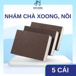 [Giá Xưởng] COMBO 5 MIẾNG NHÁM CHÀ INOX, XOONG NỒI, ĐỒ DÙNG NHÀ BẾP - HÙNG HOME