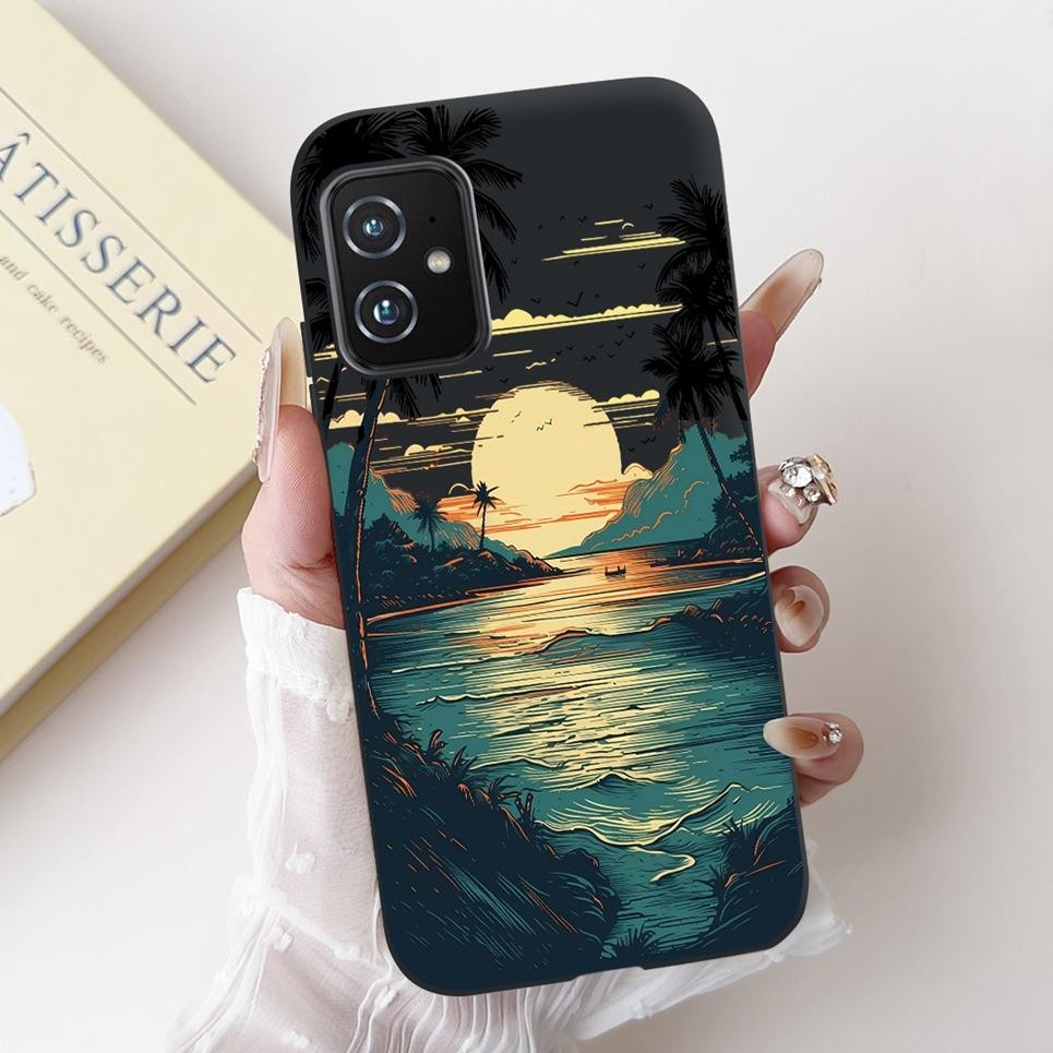 Họa Tiết Thời Trang Hoa Động Vật Đáng Yêu Cho ASUS Zenfone 7 8 ZS670KS ZS671KS ZS590KS Ốp Điện Thoại Silicon Lỏng Mềm Mờ