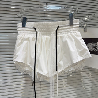 S-3XL Quần Short Size Lớn Nữ 2025 Phiên Bản Hàn Quốc Khâu Quần Short Nữ Mùa Hè Ren Cao Cấp Quần Short Ống Rộng Ôm Hơn Nhìn Rộng Quần Nóng Hợp Thời Trang Hơi Béo Siêu Quần Short Size Lớn Quần Áo Nữ