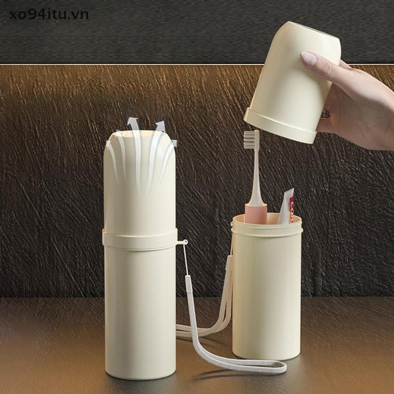XOITU Hộp đựng bàn chải đánh răng du lịch di động đơn giản Bàn chải đánh răng và kem đánh răng Hộp lưu trữ có nắp Hộp đựng nha khoa VN