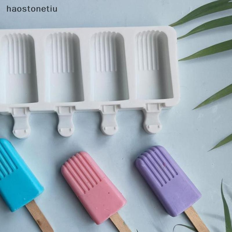 HA 1 Khuôn Làm Kem Silicon DIY Chocolate Món Tráng Miệng Popsicle Khuôn Làm Dụng Cụ Tự Chế Dự Tiệc Mùa Hè Cung Cấp n