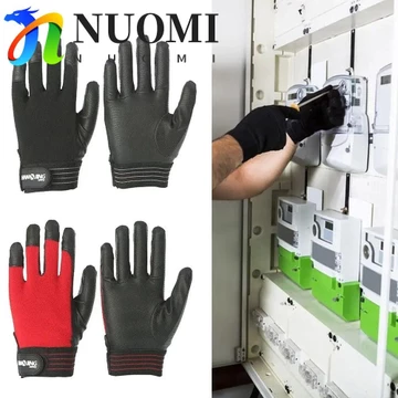 NUOMI 1 Đôi Găng Tay Cách Nhiệt Điện, Găng Tay Cao Su Chống Điện Có Thể Tái Sử Dụng, Bảo Vệ An Toàn Đa Năng Găng Tay Làm Việc Màu Đen Điện Áp Cao Găng Tay Đi Xe Máy