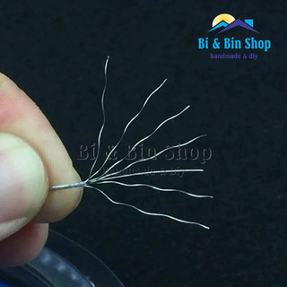 Dây Cước Lõi Thép (Thép bọc nhựa) Không Co Giãn Làm Dây Chuyền Vòng Tay, Trang Sức Handmade