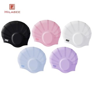 Mũ Bơi HILABEE Co Giãn Cao Bảo Vệ Tóc Silicon Mềm Cho Bể Bơi Tóc Dài / Ngắn