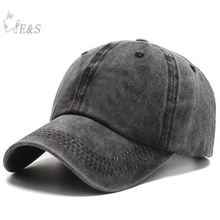 Strongaroetrtomj Nam Nữ Denim Rửa Bóng Chày Vintage Hip Hop Mũ Màu Xương Ngoài Trời Thể Thao Thông Thường VN
