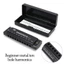CORALTIDE Diatonic Harmonica, Kim loại hình chữ nhật 10 lỗ Harmonica, Chìa khóa di động của C Người mới bắt đầu Giảng dạy với hộp Đồ chơi giáo dục dành cho người mới bắt đầu Học sinh