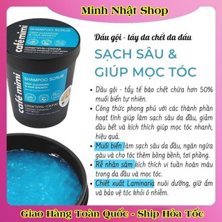 [DATE MỚI] Tẩy tế bào chết da đầu Cafe mimi Shampoo Scrub 330G sạch cho tóc dầu, bết của Nga