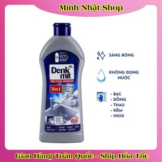 [MẪU MỚI NHẤT] Dung Dịch Tẩy Rửa Inox Denkmit Edelstahlreiniger 3in1 300ml của Đức