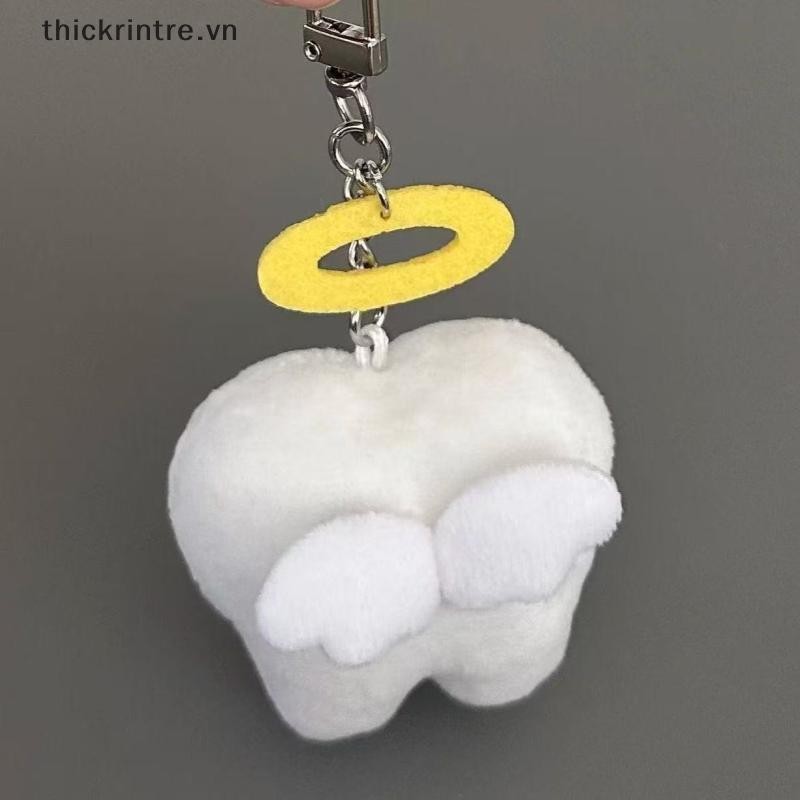 THI Dễ Thương Sáng Tạo Răng Sang Trọng Búp Bê Sang Trọng Hoạt Hình Búp Bê Móc Khóa Ba Lô Mặt Dây Chuyền Túi Phụ Kiện Trang Trí Quà Tặng VN