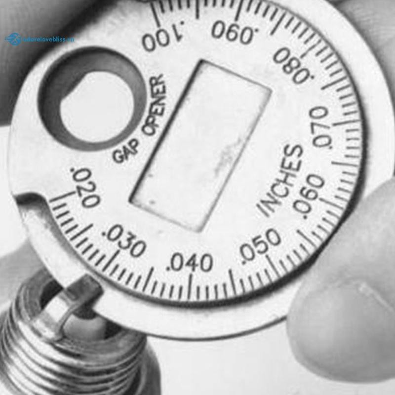 THÊM Đo lường Loại đồng xu 0,6-2,4mm Bugi Gage SparkPlug Công cụ đo BSS