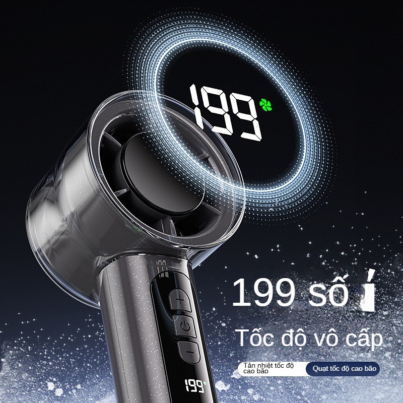 Quạt Nhỏ USB Gió Lớn Quạt Nhỏ Tốc Độ Cao Yên Tĩnh Ký Túc Xá Sinh Viên Mini Cầm Tay Sạc Di Động