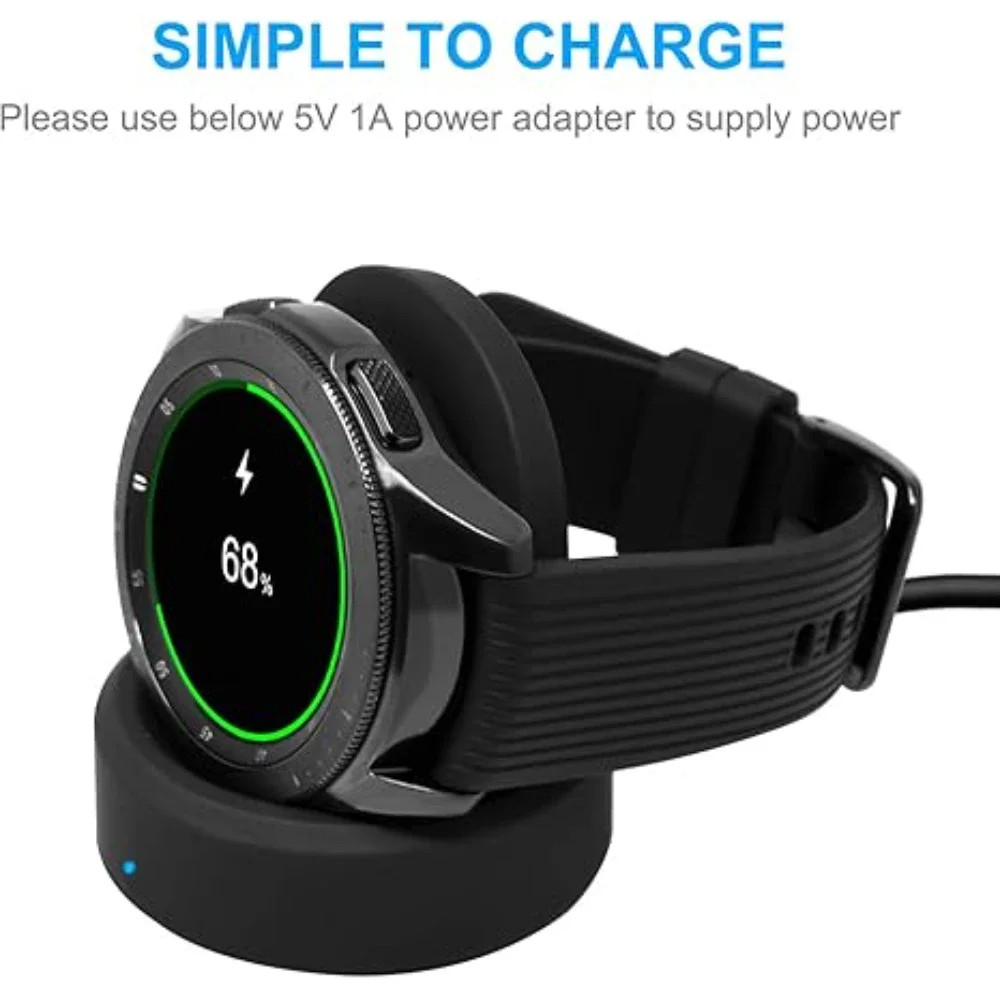 Đế Sạc Nhanh Không Dây Cho Samsung Gear S2 S3 S4 Frontier Watch Cáp Sạc USB Cho Samsung Galaxy Watch SM-R800 R810 R815