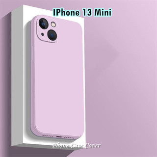 [Phong cách mới] Dành cho IPhone 13 Mini Cover Silicone Full Case Vỏ điện thoại màu trơn cổ điển Vỏ chống bẩn