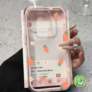 Vỏ viền màu kẹo cho Vivo Y300 Y200 Y100 Pro Plus S30 Pro Mini Y75 T4 Ultra T3X T2 T1 Snapdragon 680 5G 4G Vỏ sang trọng Phim hoạt hình dễ thương Cà rốt Vỏ điện thoại trong suốt mềm