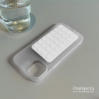 ibumpers Ốp Lưng iPhone Hình Cốc Hút 3D Trong Suốt Đơn Giản Ốp Điện Thoại Không Vân Tay iPhone 11 12 13 14 15 16 Pro Max IP 7 8 Plus X Xs XR Xs Max