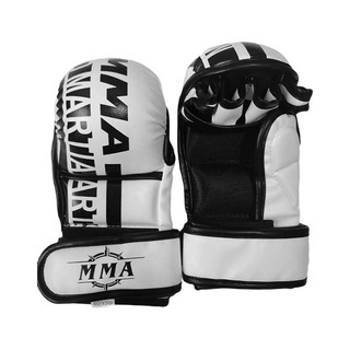 Găng boxing nửa ngón MMA/Sanda dày, cho trẻ em và người lớn, tập đấm bao cát trong nhà
