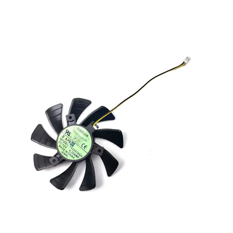 85mm T129215SH 2Pin GTX1650 OC Quạt Làm Mát Chính Hãng Cho Zotac GeForce GTX 1050 1050Ti Mini 1650 OC Thay Thế Thẻ Video