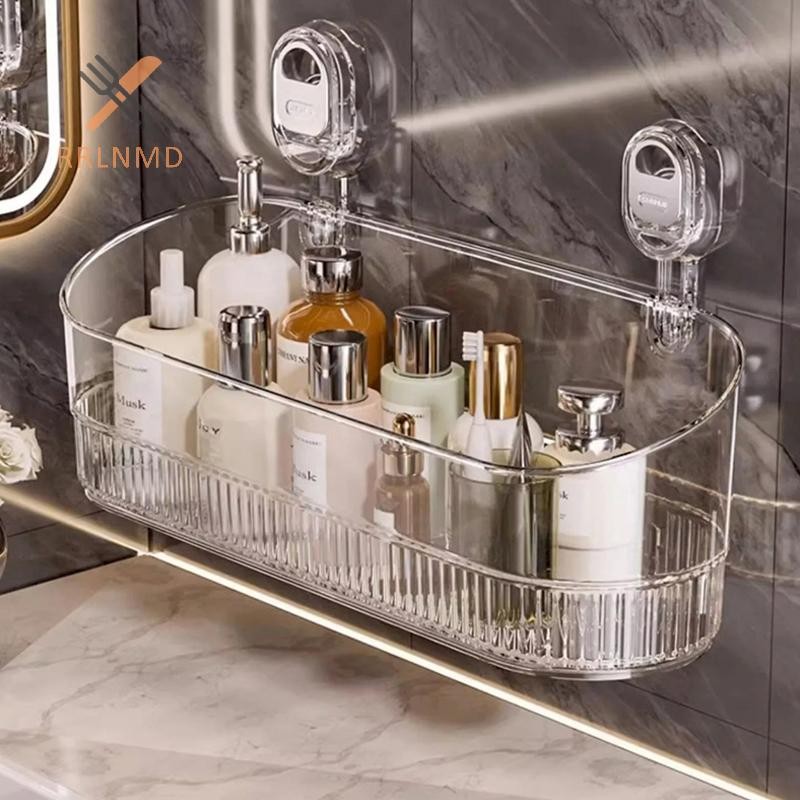 RRLNMD Hộp Bảo Quản Hút Phòng Tắm Không Rrill Dung Tích Lớn & Chịu Tải Mạnh Cốc Hút Đa Chức Năng Treo Tường Kệ MỚI