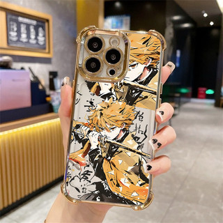 Anime Demon Slayer Tokitou Muichirou Nezuko Ốp Lưng Điện Thoại Xiaomi MI 14T Pro 15 Ultra 13 14 Pro POCO X7 X3 F5 M3 M4 Pro X5 F4 Vỏ Giáp Chống Sốc Trong Suốt Mạ Silicon Mềm