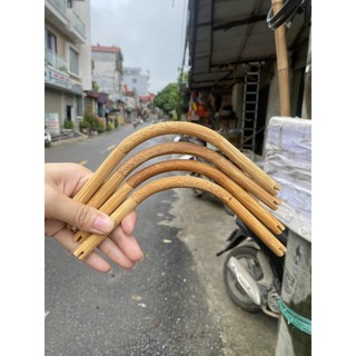 Cầu góc tre 3 khúc kẹp vanh Combo 2 cặp cho lồng chim chào mào tre già