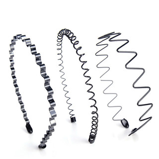 Unisex Sóng Tóc Chống Trơn Trượt Đầu Kim Loại Có Thể Điều Chỉnh Di Động Nhẹ Có Thể Tái Sử Dụng Cho Thể Thao Ngoài Trời Yoga