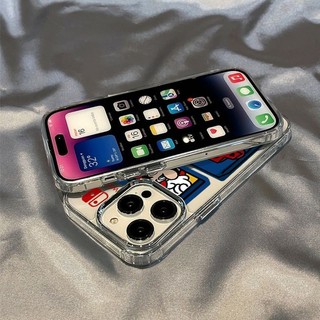 Trò chơi sáng tạo Vỏ điện thoại đường ống hoạt hình Nút kim loại Thích hợp cho iPhone 16ProMax 15ProMax 14Pro XS 13Pro 12Pro 11 16Pro 15Plus 8Plus Vỏ bảo vệ cao cấp chống bụi bẩn chống sốc