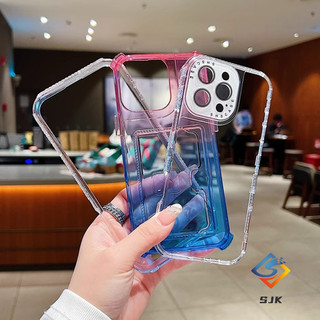 Ốp Chống Sốc Chuyển Đổi 3 Trong 1 Mới Cho iPhone 13 14 15 16 Pro Max 12Pro Max Khe Cắm Thẻ Ốp điện thoại Nắp Ống Kính Ba Giáp Bảo Vệ