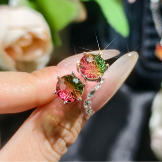 Châu Âu Mỹ ins Sản phẩm mới Bộ đồ pháo hoa kim cương đầy màu sắc dành cho nữ
