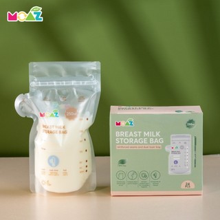 Túi trữ sữa cảm biến nhiệt moaz eco (200ml/250ml) chất liệu cao cấp an toàn cho bé tặng bút chipchop