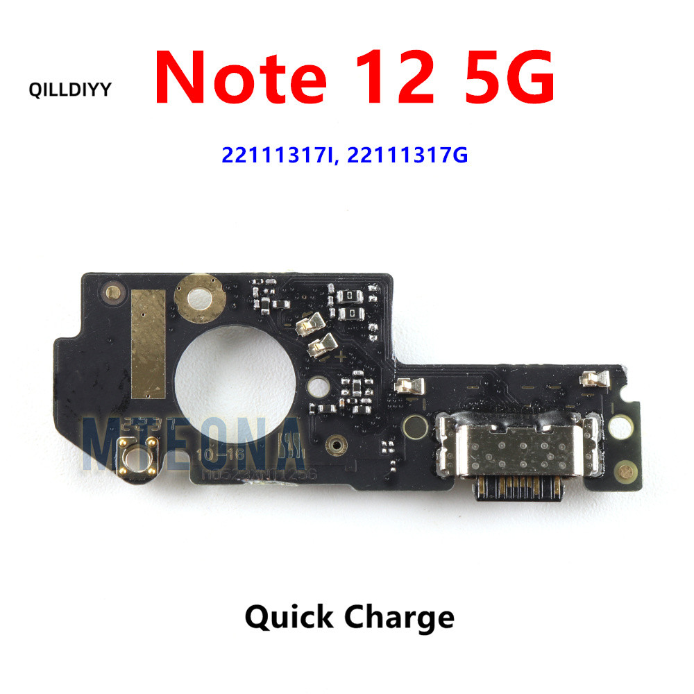 Cổng kết nối sạc USB Type-C Cáp mềm cho Xiaomi Redmi Note 12 5G 4G 12S Bộ phận sửa chữa cổng sạc