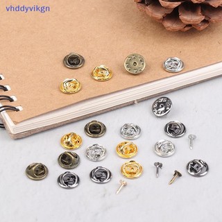 VHDD 50 Bộ Vòng Kim Loái Khóa Pin Lưng Trâm Huy Hiệu Giá Đỡ Ve Áo Đế Cho DIY Trang Sức Thổ Cẩm Thủ Công Phụ Kiện VN