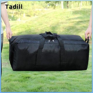 Túi Duffel cỡ lớn Tadill có khóa kéo 2 chiều chống nước từ vải Oxford 1680D cho camping