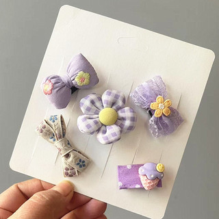 5 Cái / gói Kẹp Tóc Cho Chó Cho Chó Nhỏ Nơ Tóc Handmade Yorkie Phụ Kiện Tóc