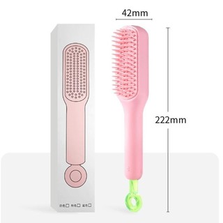 [COD] Lược chải CORESSPACE tự làm sạch, chống tĩnh điện, có thể thu vào, làm mịn gương, tạo kiểu