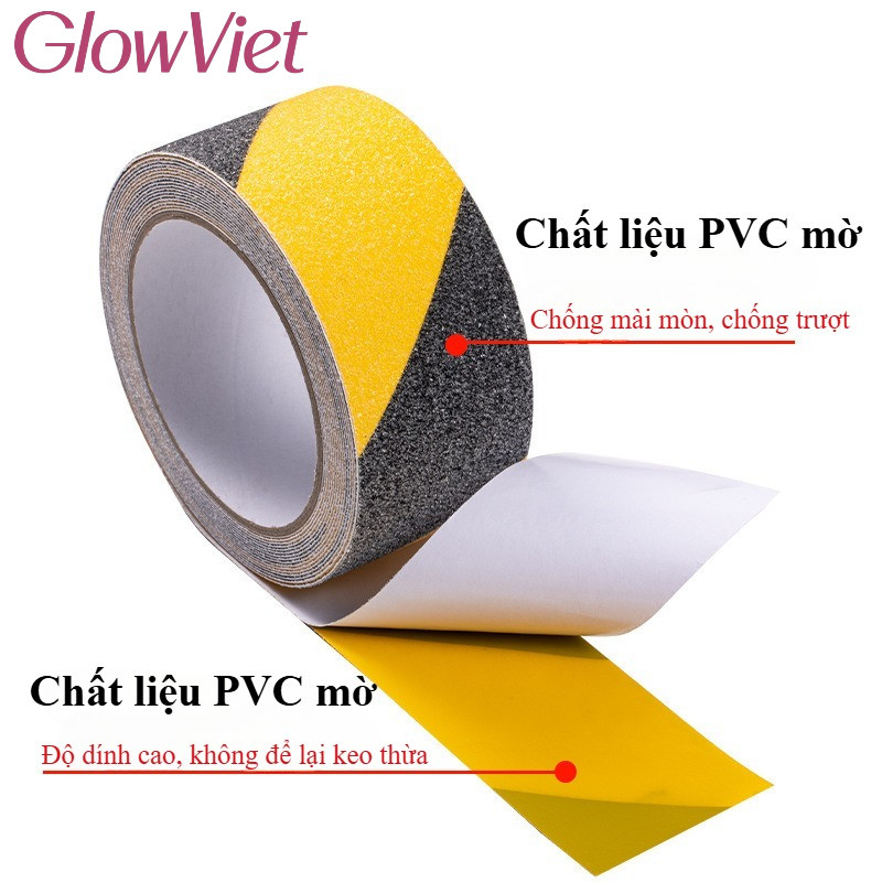 Băng chống trượt dài 5 mét，Độ nhám cao, ma sát lớn, Miếng dán cầu thang chống trượt