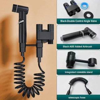 Vòi Xịt Vệ Sinh Sơn Tĩnh Điện, Dây Kéo Lò Xo, Tiện Lợi & Dễ Sử Dụng