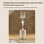 Chai bơm MONOSTYLE, Chai phân phối có thể đổ lại 60 / 90 / 120ml, Chai dưỡng da trong suốt di động cho sữa tắm dầu gội Lotion