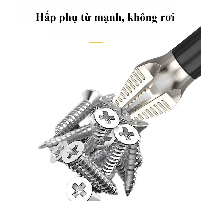 Mũi Tuốc Nơ Vít K5 Bằng Thép Hợp Kim độ Cứng Cao, 1 Mũi chéo, chân lục giác ngắn 6.35mm