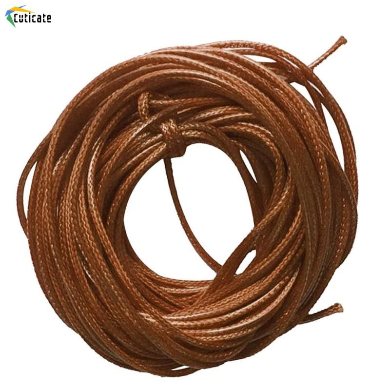 10m Sáp Nylon Macrame Dây Trang Sức Đính Hạt Làm Dây Thủ Công 1.5