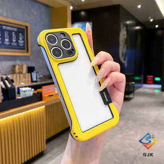 Ốp lưng chống sốc không viền siêu mỏng cho iPhone 13 14 15 16 Pro Max | Vỏ silicon linh hoạt có lỗ cắt chính xác & thiết kế cảm giác khỏa thân