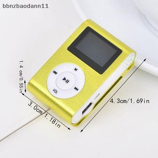 [BBNZDD] USB Di Động MP3 Máy Nghe Nhạc Kẹp Hỗ Trợ 32GB Thẻ Micro TF Tai Nghe BVAH