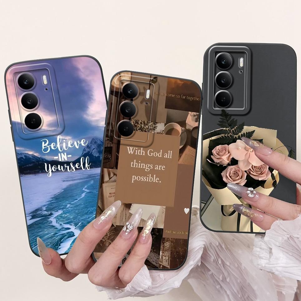 Vỏ In Hình Nghệ Thuật Thời Trang Mới Cho Realme C75 C75X Ốp lưng Realme RMX3941 Ốp Lưng Silicon Mờ Mềm