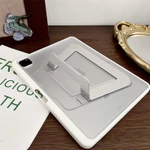Vỏ Cho IPad 11 A16 2025 Ốp Lưng Cho iPadPro M4 M5 Air 6 5 4 13 M2 M3 Có Giá Đỡ Bút Chì Máy Tính Bảng Cove Cho 7 8 9th 10th Gen Pro 12.9 mini 7 6 Giá Đỡ Kim Loại Acrylic Trong Suốt — ảnh 7